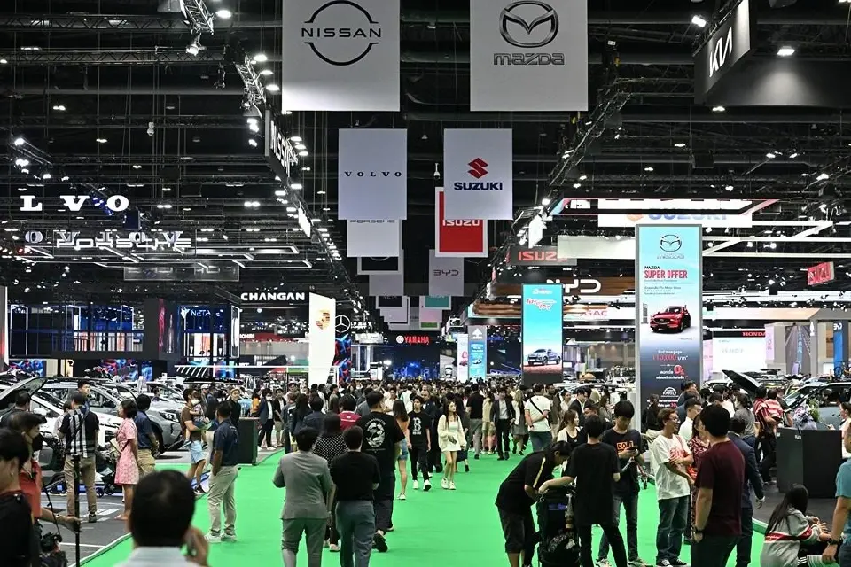 บรรยากาศภายในงานมอเตอร์โชว์ 2024 