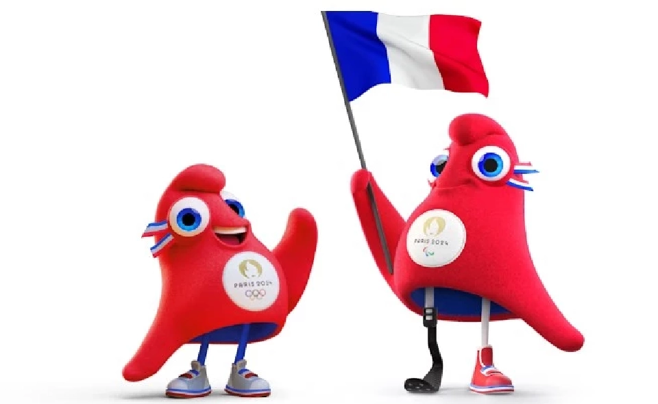 Phryges หรือ ฟรีจีส เป็นสัญลักษณ์นำโชค ในฐานะชื่อของมาสคอตโอลิมปิกและพาราลิมปิกแห่งปารีส 2024