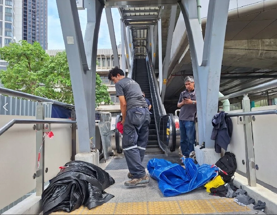 “รถไฟฟ้าบีทีเอส” ปิดซ่อมบันไดเลื่อน สถานีห้าแยกลาดพร้าว