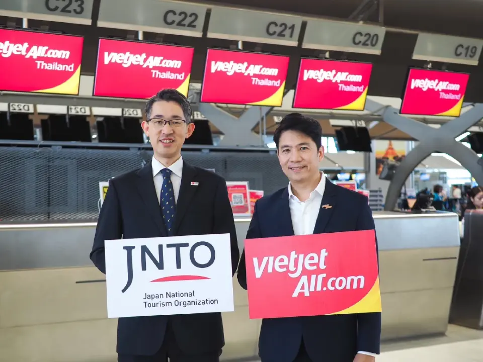  ไทยเวียตเจ็ท ผนึก  JNTO เสนอแคมเปญส่วนลดเที่ยวบินสู่ญี่ปุ่น 
