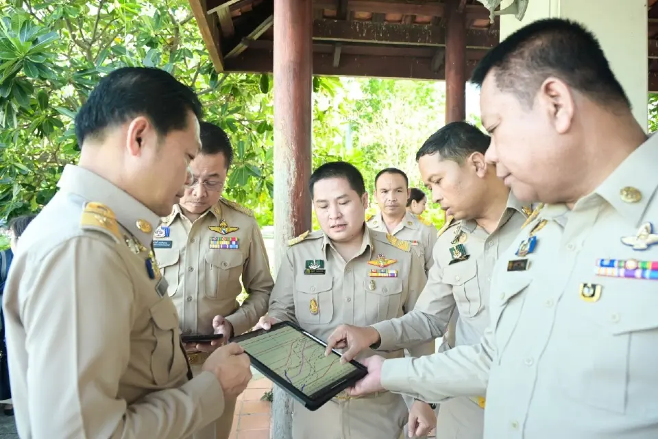 ราชเลขานุการในพระองค์ฯ ติดตามความก้าวหน้าการเตรียมความพร้อมรับอุทกภัย จังหวัดเพชรบุรี
