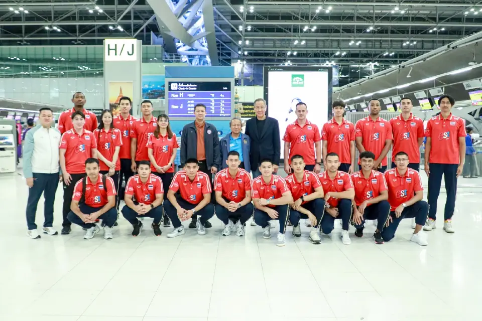 ทีมวอลเลย์บอลชายทีมชาติไทย สุดสู้ศึก SEA V Leauge 2024