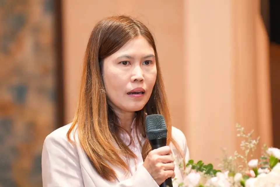 นางสาวรุ่งอรุณ ลิ้มฬหะภัณ ผู้อำนวยการสำนักสนับสนุนการควบคุมปัจจัยเสี่ยงหลัก สสส. 