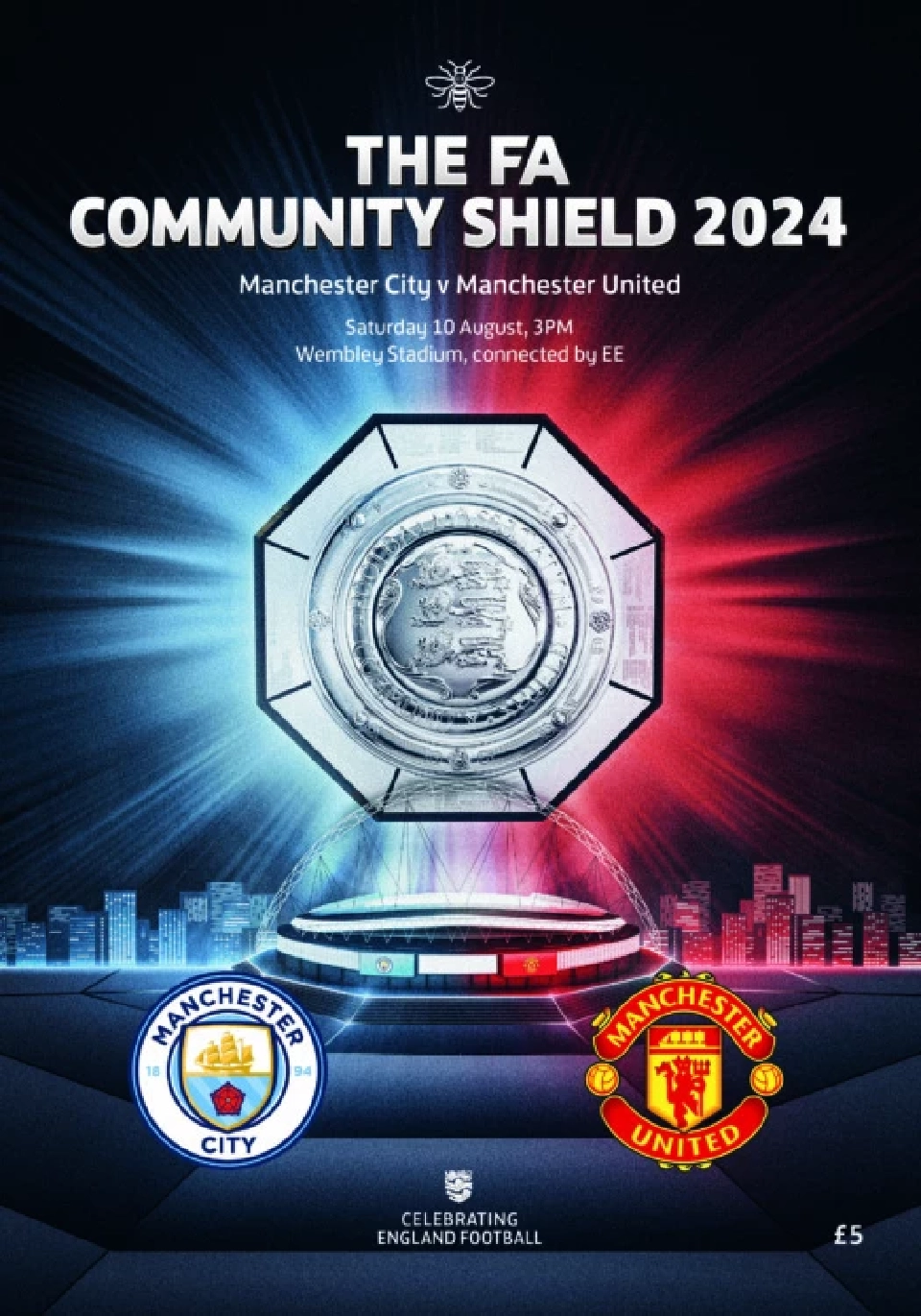แมนยู vs แมนซิตี้ คู่ชิง FA Community Shield 2024