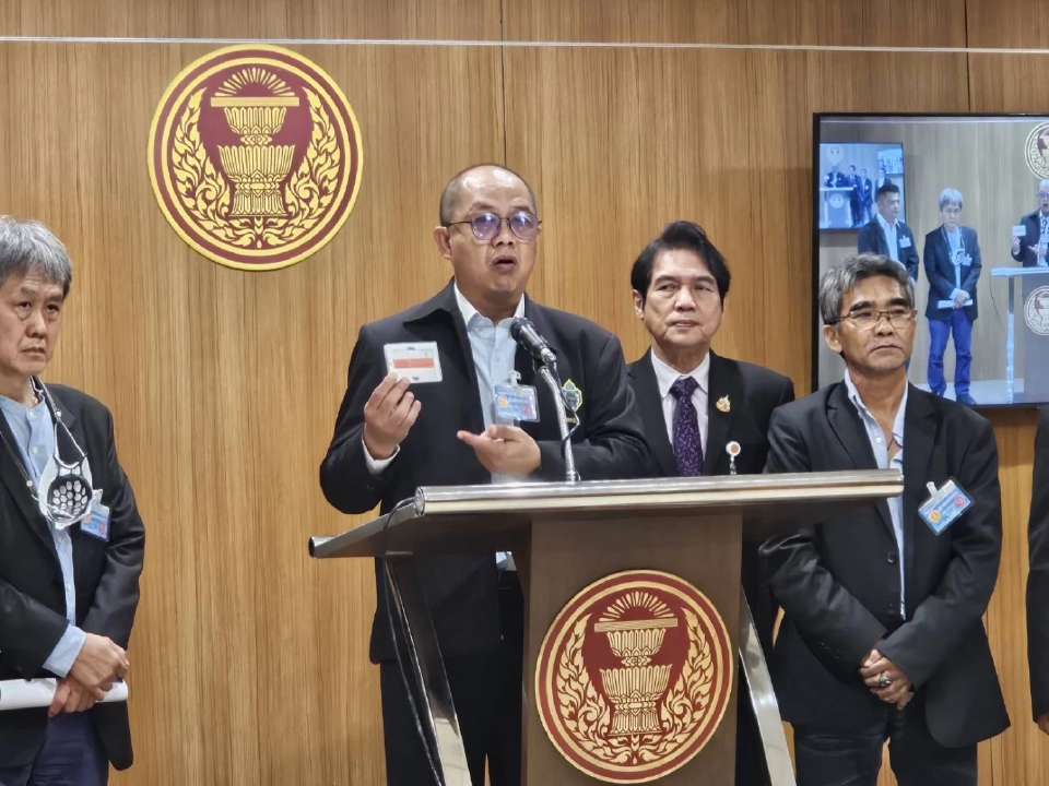 นายอิทธิพันธ์ บัวทอง นายกสมาคมนักข่าววิทยุและโทรทัศน์ไทย