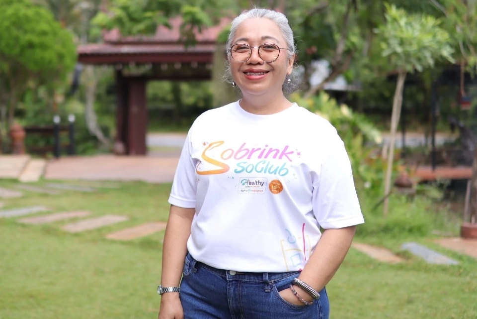 นางสาวพิมพ์มณี เมฆพายัพ ผู้จัดการโครงการฤดูกาลสุขปลอดเหล้าและงดเหล้าเข้าพรรษา 