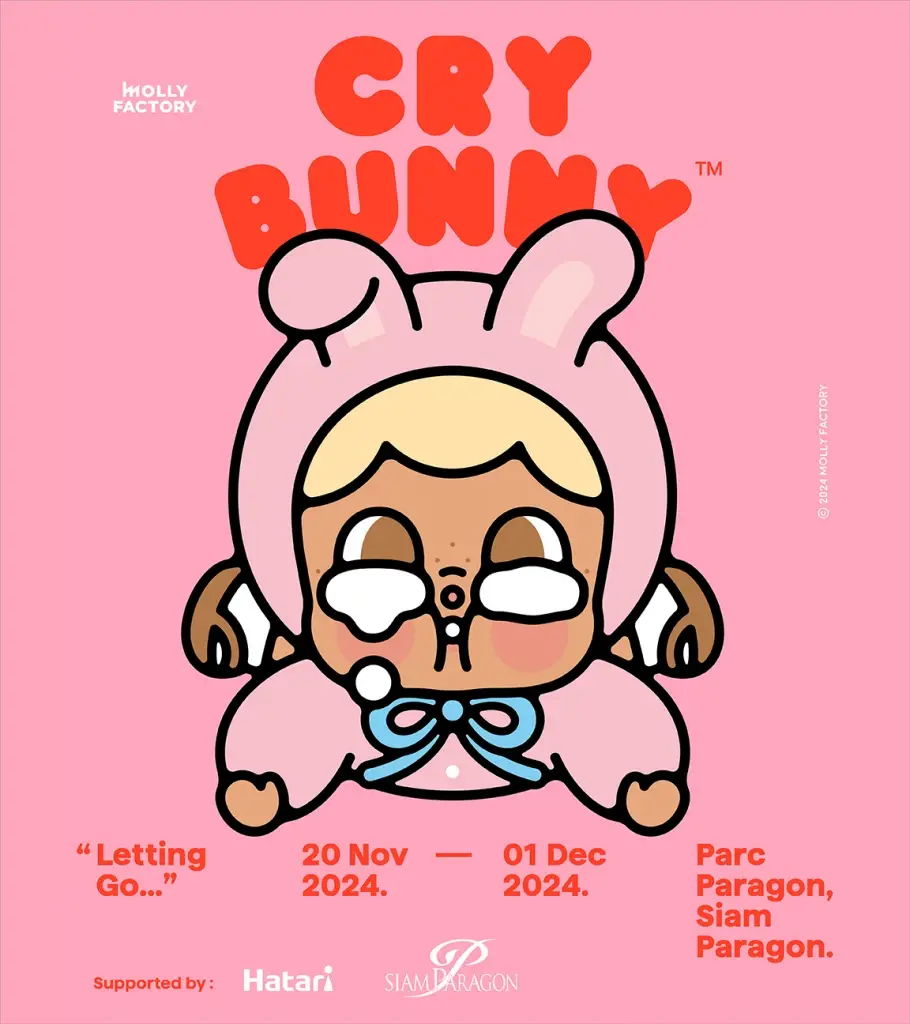 เปิดตัว CryBunny & CryTeddy คาแรคเตอร์ยักษ์สุดคิวท์ครั้งแรกในโลก