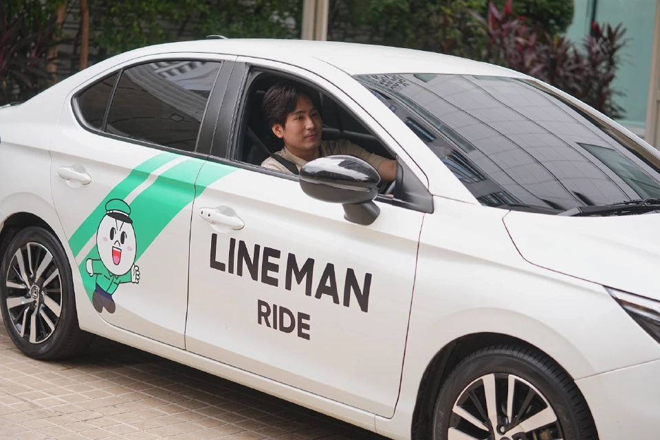 LINE MAN ต่อยอดอีโคซิสเต็ม รุกหนักบริการเรียกรถผ่านแอป ชูจุดขายถูก-ปลอดภัย