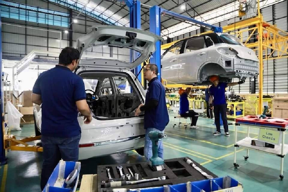 โรงงานผลิตวู่หลิง แหลมฉบัง จ.ชลบุรี