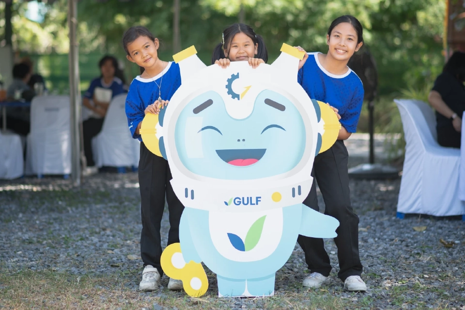 กัลฟ์ ชวนน้องทัวร์แปลงนาสาธิตโรงไฟฟ้าหนองแซง เรียนรู้วิถีเกษตรอินทรีย์