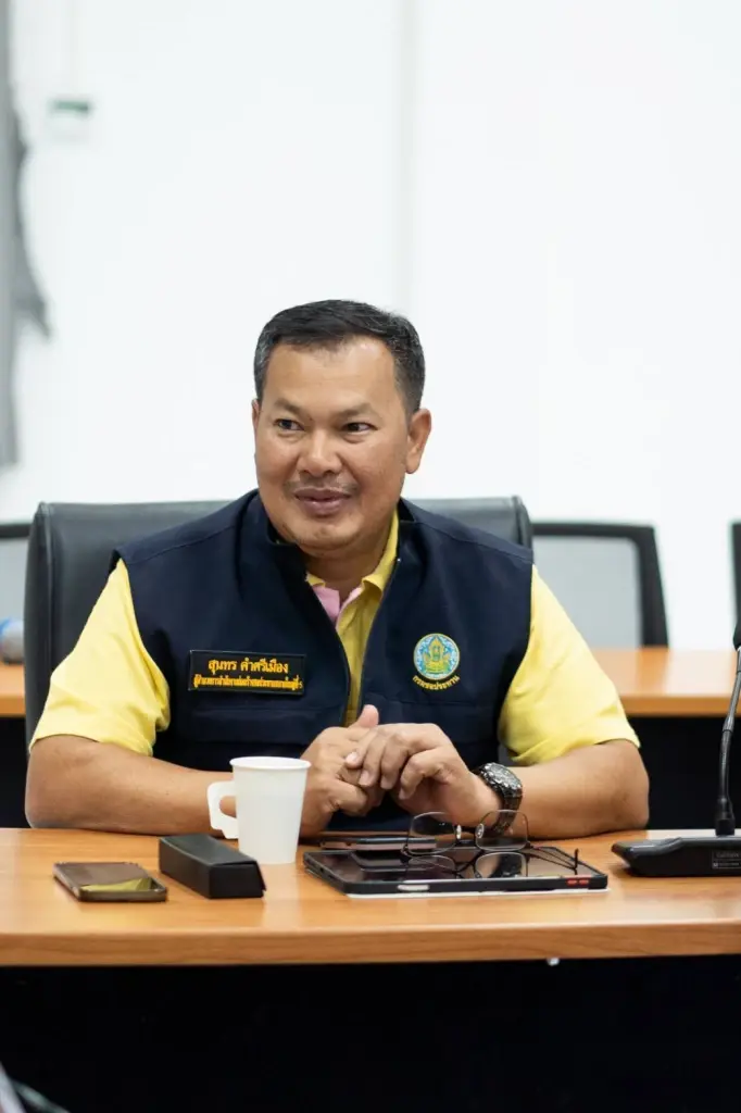 นายสุนทร คำศรีเมือง ผู้อำนวยการสำนักงานก่อสร้างชลประทานขนาดใหญ่ที่ 5 กรมชลประทาน