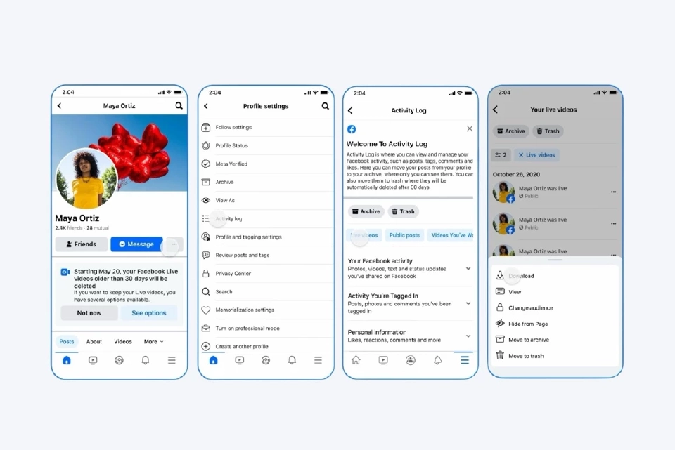 รู้ยัง!ตั้งแต่ 19 ก.พ. เก็บวิดีโอไลฟ์สดบน Facebook ได้ 30 วัน ก่อนถูกลบทิ้ง!
