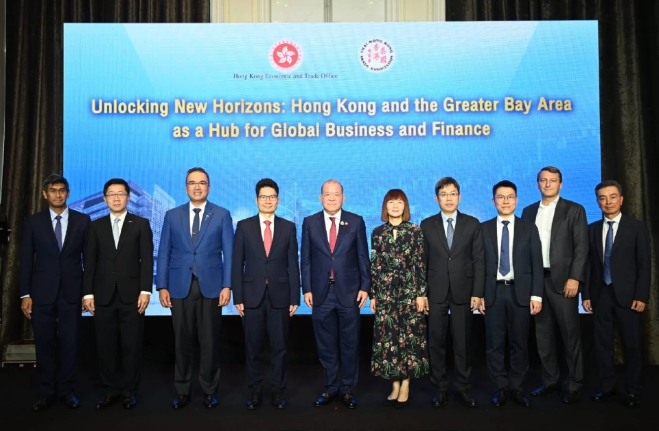 ไทย-ฮ่องกง ดัน "เกรทเตอร์เบย์" ฐานการค้า-ลงทุน เชื่อมเศรษฐกิจโลก