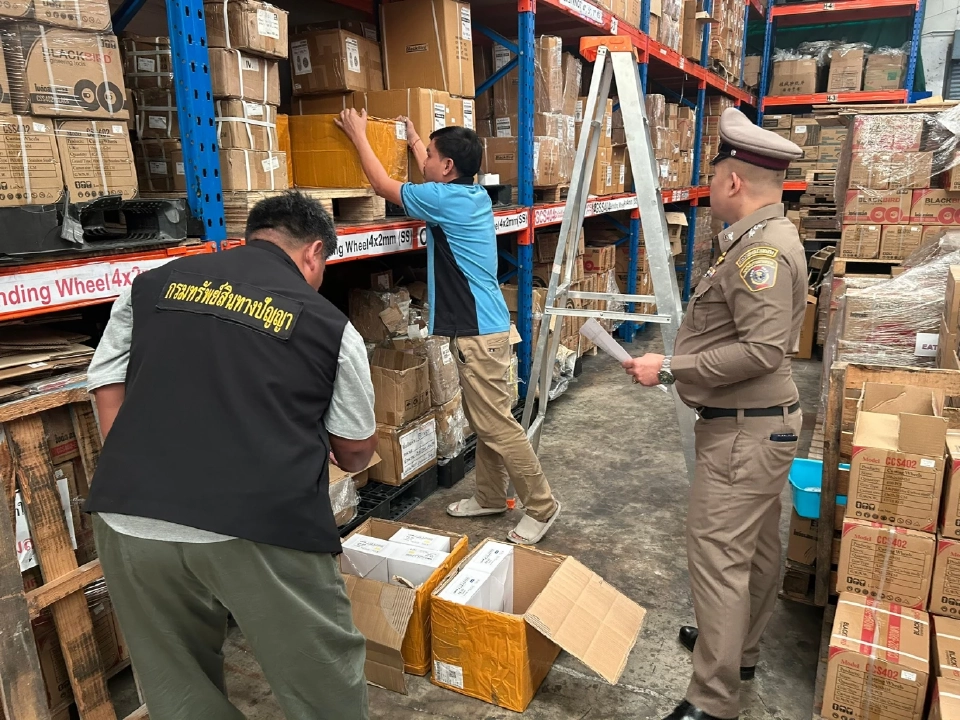 กรมทรัพย์สินฯ ลุยปราบสินค้าละเมิด 50 คดี ความเสียหาย 150 ล้าน