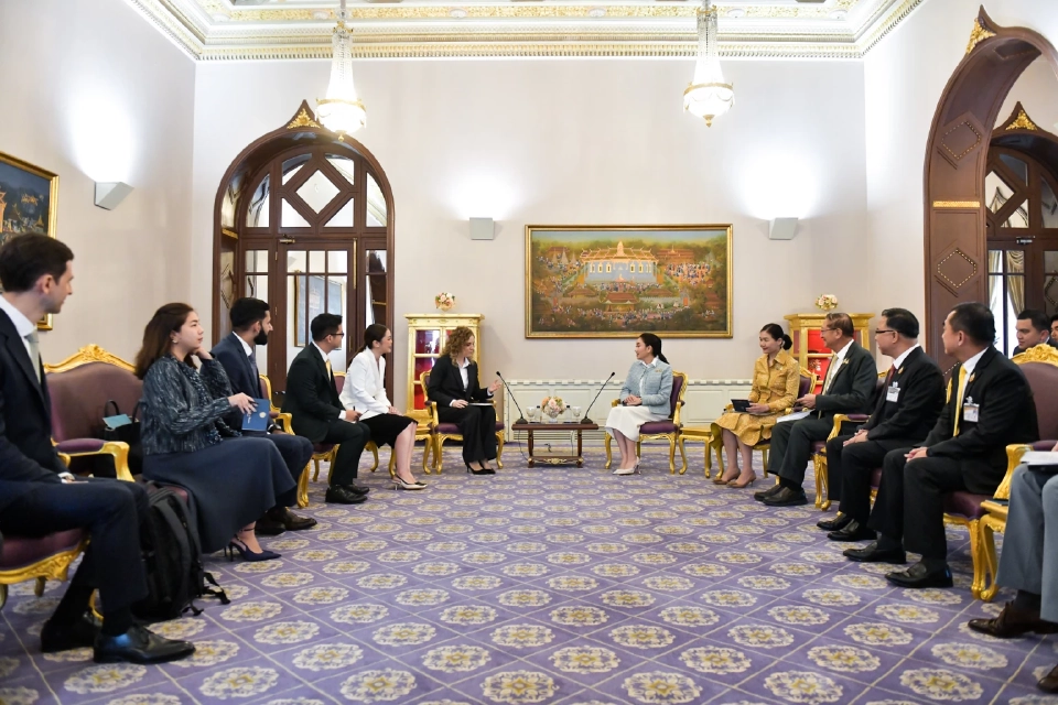 รองประธานนโยบายสาธารณะ บริษัท ติ๊กต๊อก (TikTok) และคณะ เข้าหารือ กับน.ส.แพทองธาร ชินวัตร นายกรัฐมนตรี 