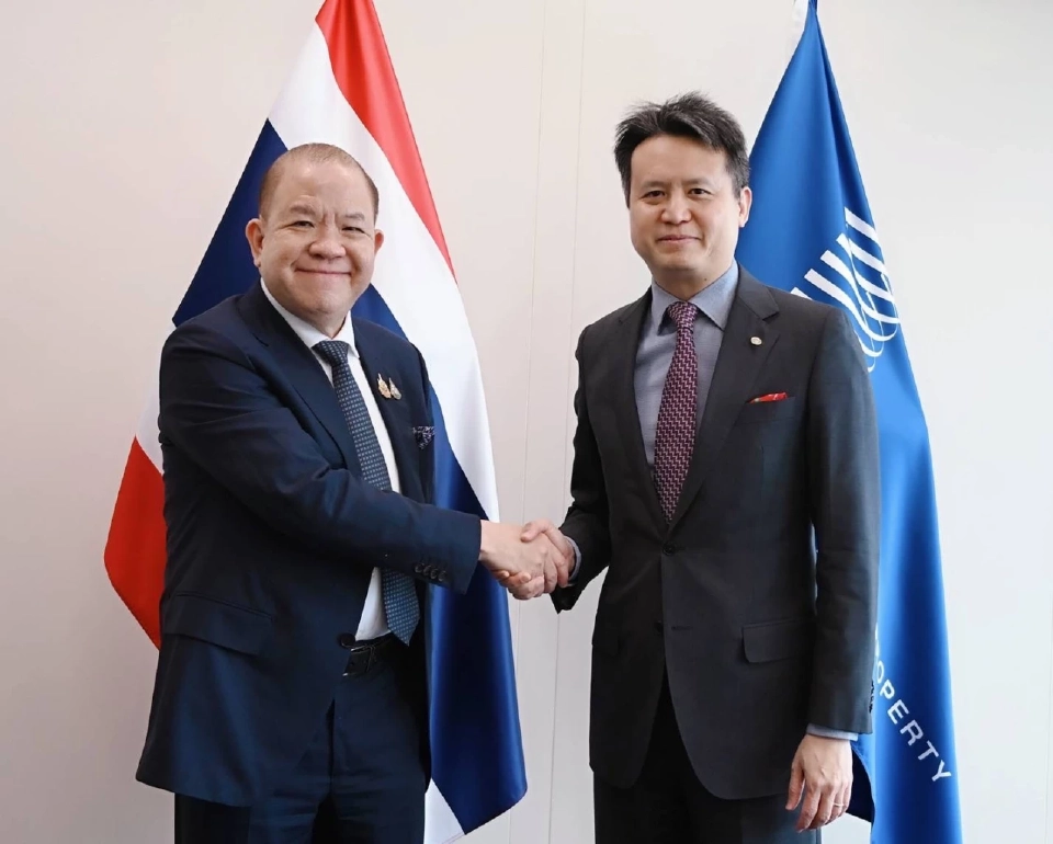 พาณิชย์ ถก WIPO เร่งผลักดันทรัพย์สินทางปัญญา หนุนซอฟต์พาวเวอร์-เทคโนโลยี AI