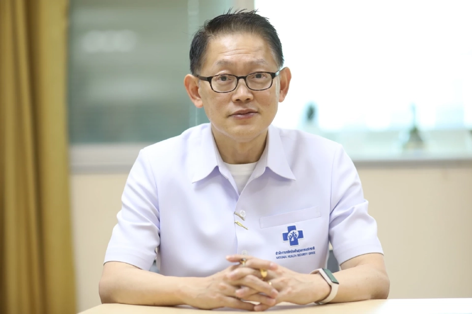 นพ.จเด็จ ธรรมธัชอารี เลขาธิการสำนักงานหลักประกันสุขภาพแห่งชาติ (สปสช.)