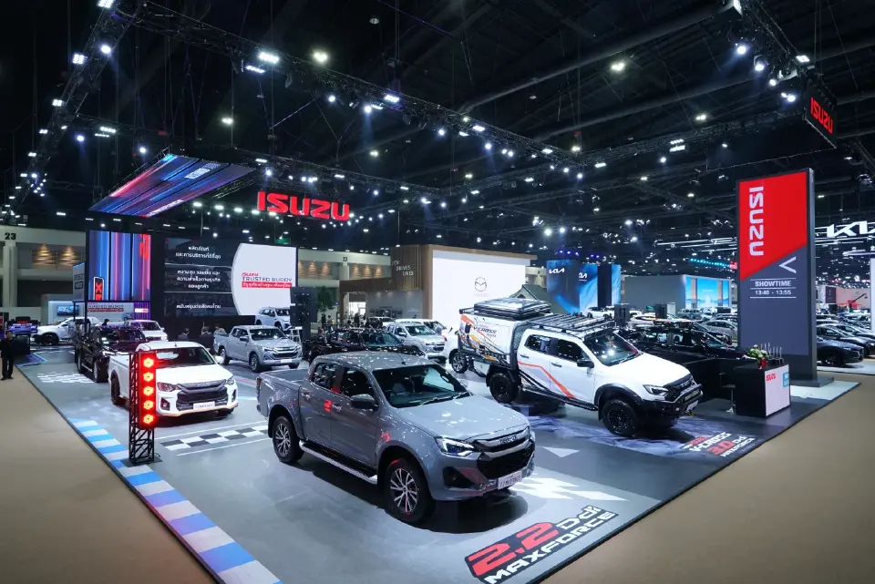 อีซูซุ ยกขบวนรถ 15 คันอวดโฉมในงาน  Motor Show 2025 
