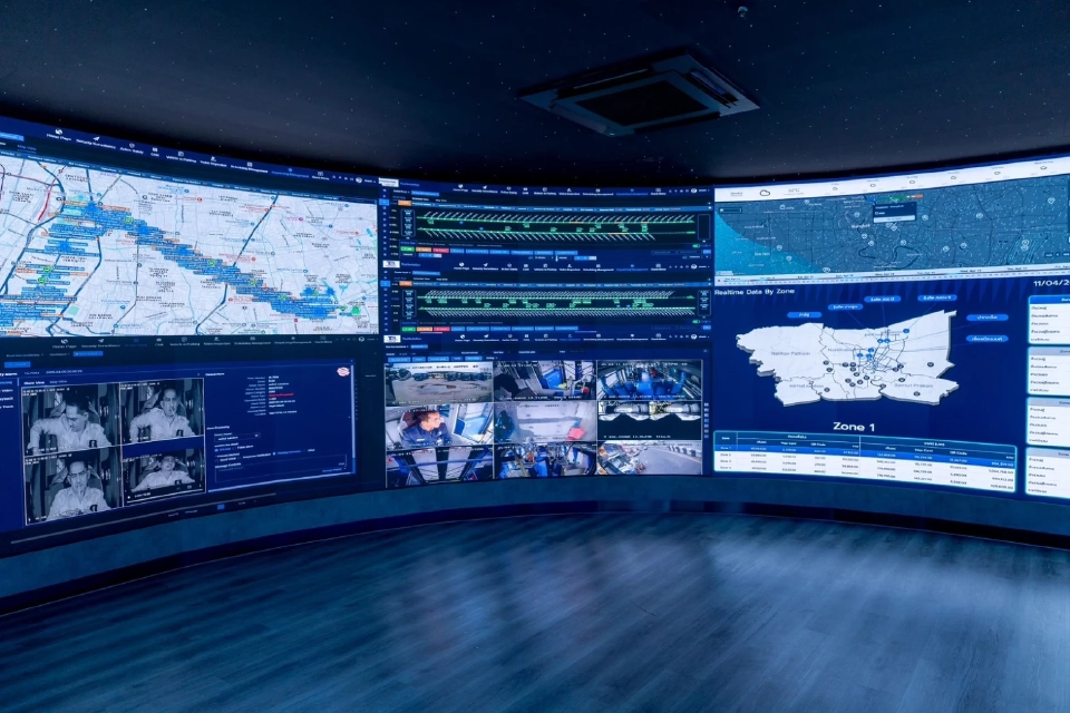 “ไทยสมายล์บัส” เปิดศูนย์ควบคุมอัจฉริยะ ดันธุรกิจรถเมล์ไฟฟ้า