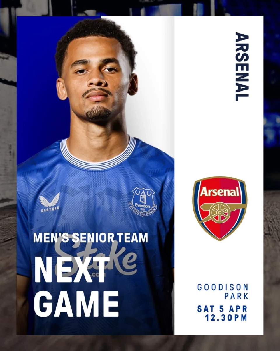 ถ่ายทอดสด เอฟเวอร์ตัน พบ อาร์เซนอล ดูบอลสดพรีเมียร์ลีกวันนี้ 18.30 น.