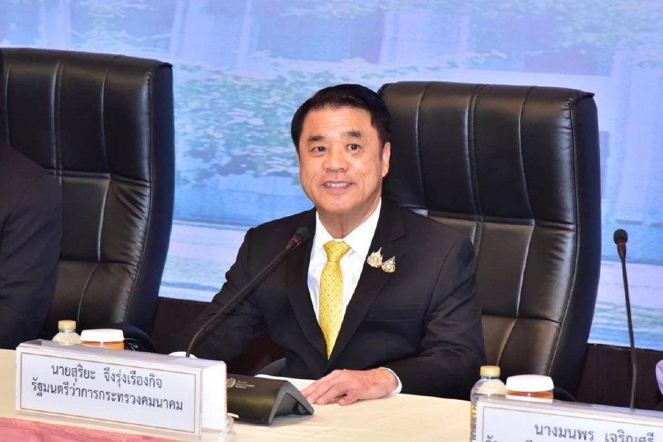 “สุริยะ” อัดงบชดเชย 1.6 หมื่นล้าน รับรถไฟฟ้า 20 บาทตลอดสาย