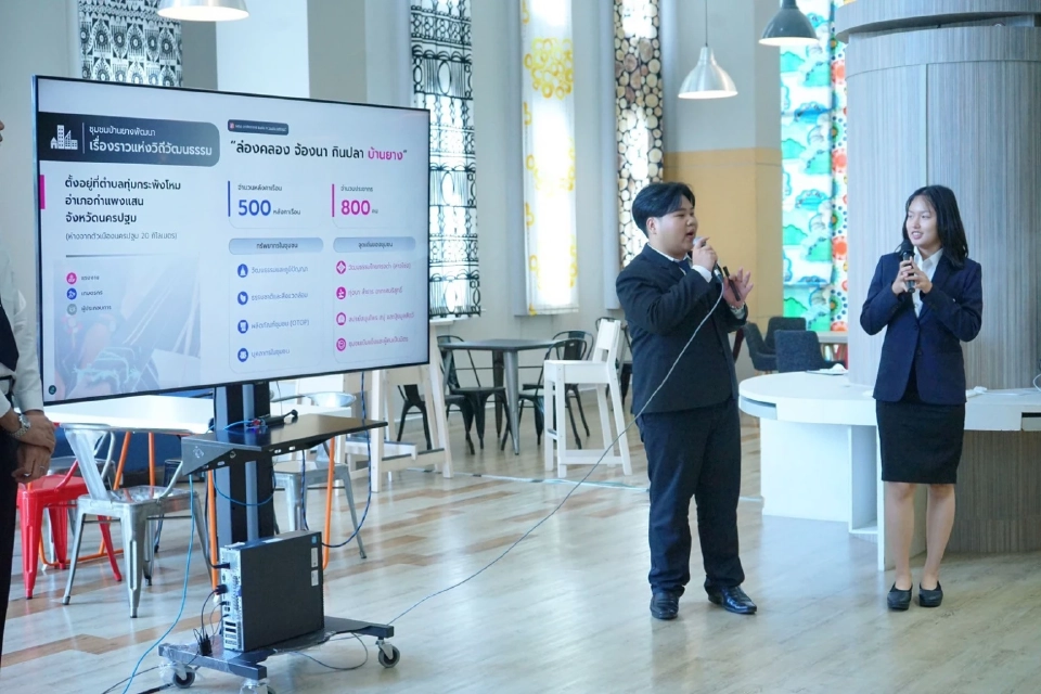 DPU ลุยโครงการ "ออมสินยุวพัฒน์ฯ" ปี 7 นักศึกษาพลิกโฉมชุมชน นนท์-นครปฐม