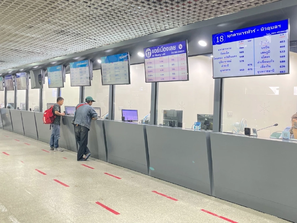 เปิดแล้ว “บขส.” ปรับโฉมช่องขายตั๋ว “หมอชิต 2” รับสงกรานต์ 2568