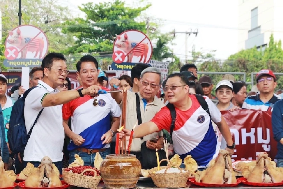 ผู้เลี้ยงหมูไทย หวั่นรัฐบาลไฟเขียวนำเข้าเครื่องในจากสหรัฐ กระทบตลาด 3 แสนล้านบาท