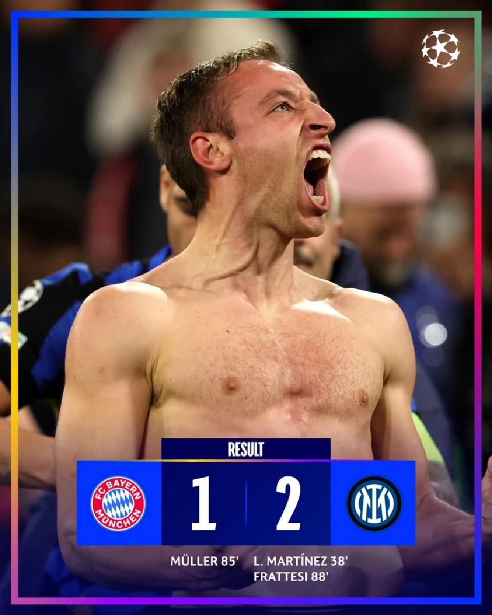 บาเยิร์น ​มิวนิค​ พ่าย อินเตอร์ ​มิลาน​ 1-2