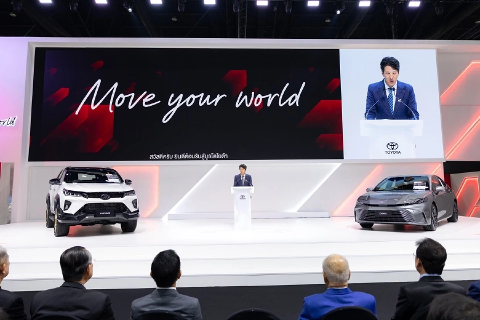 อานิสงค์ยอดจองรถงานมอเตอร์โชว์ 2025 "โตโยต้า" คาดตลาดรถเมษายน 2568 ปรับตัวดีขึ้นเล็กน้อย 