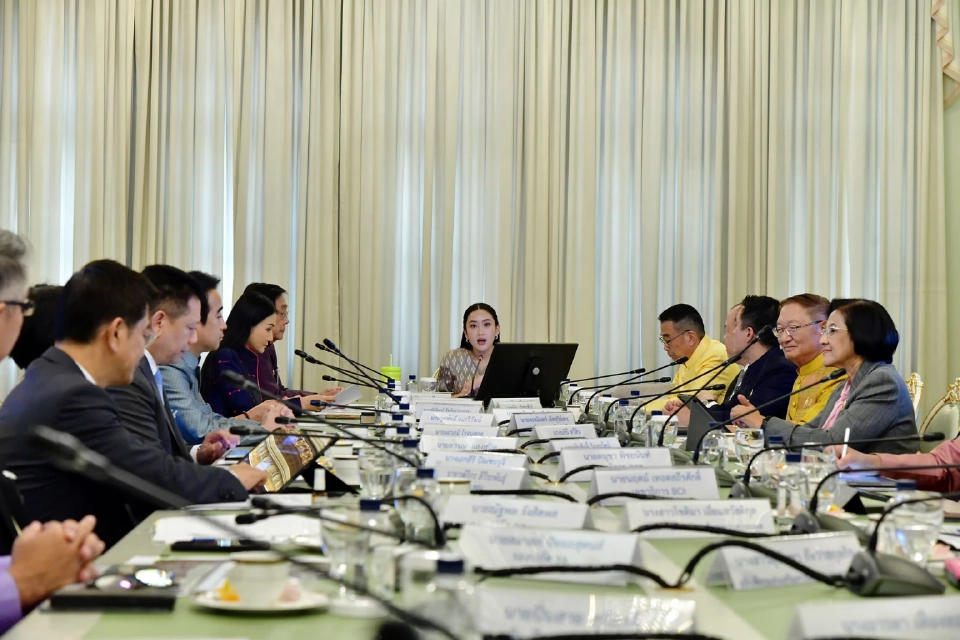 นายกรัฐมนตรี เป็นประธานการประชุมหารือมาตรการรับมือกับนโยบายภาษีของสหรัฐอเมริกา ที่ทำเนียบรัฐบาล 8 เม.ย.2568