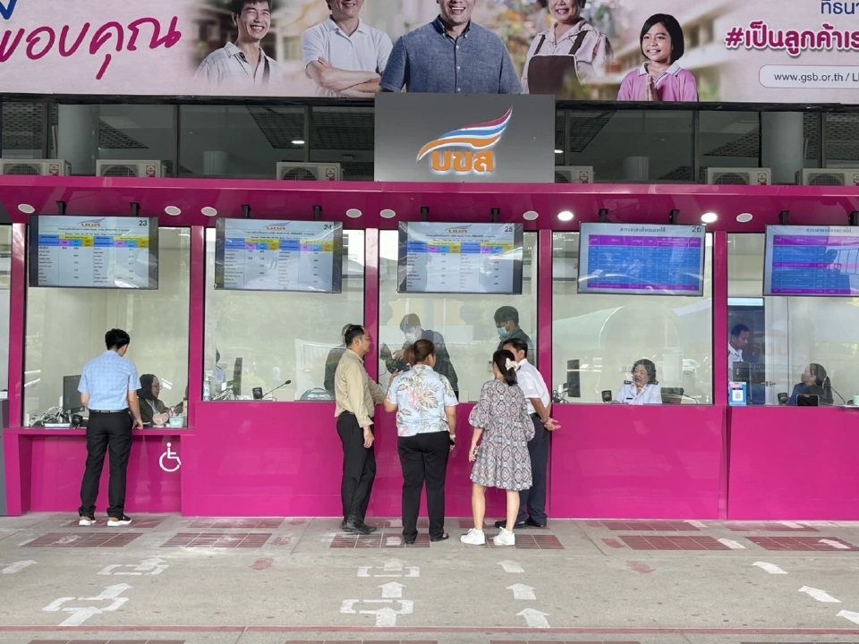 เปิดแล้ว “บขส.” ปรับโฉมช่องขายตั๋ว “หมอชิต 2” รับสงกรานต์ 2568