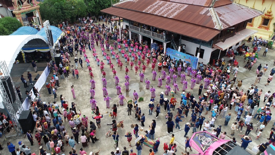 สืบสานบุญบั้งไฟวิถีโบราณดั้งเดิม ประจำปี 2568 ณ วัดสร้างถ่อ อำเภอเขื่องใน จังหวัดอุบลราชธานี 