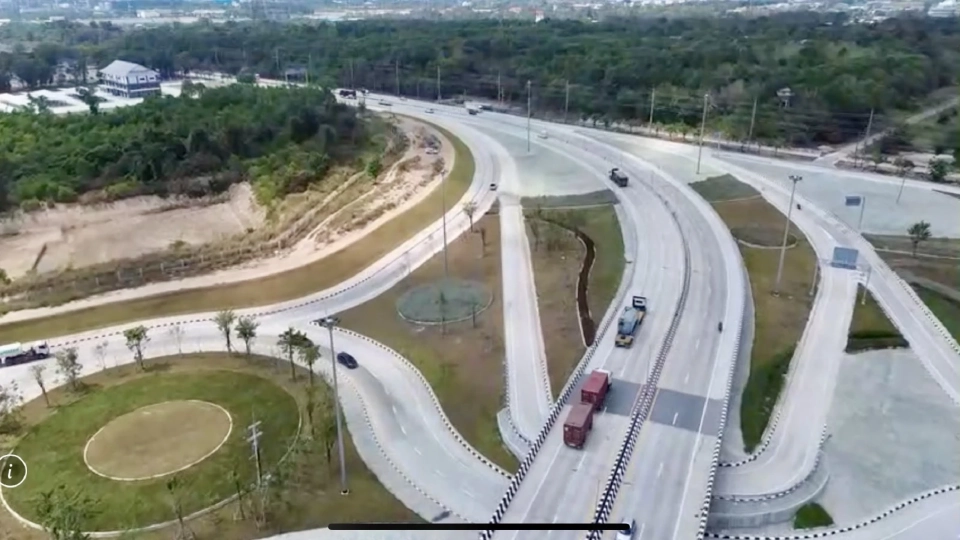 “ทางหลวง” ขยายถนน อ.บ้านฉาง – ระยอง 8 เลน หนุนพื้นที่อีอีซี