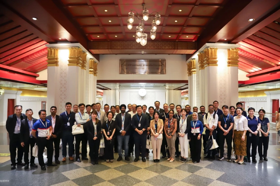 BEM ให้การต้อนรับคณะ UITP เยี่ยมชมศูนย์ควบคุมฯ และสถานีสนามไชย