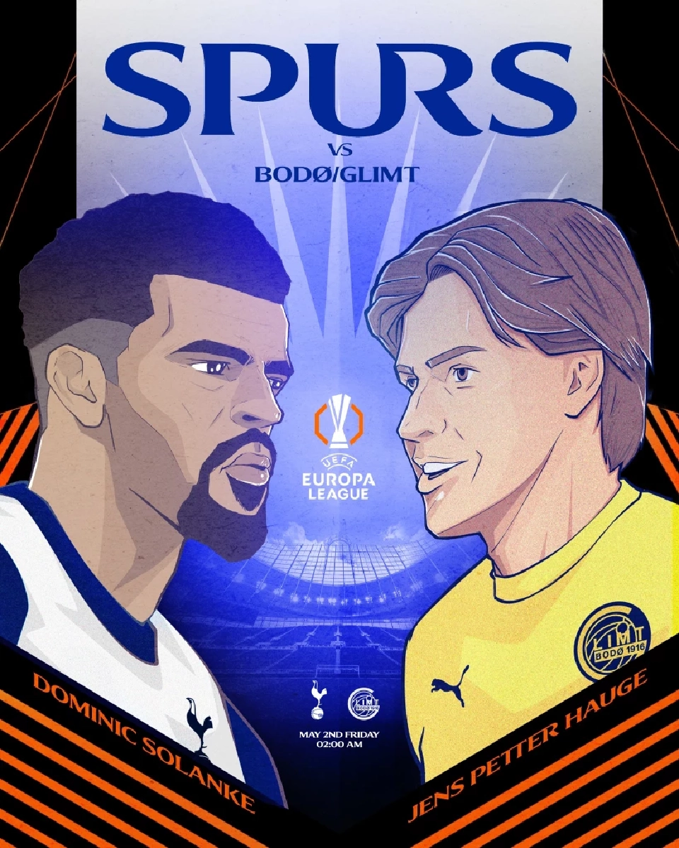 ดูบอลสดศึกยูโรปา ลีก รอบรองฯนัดแรก สเปอร์ส พบ โบโด กลิมท์ เช็กผลงานทั้งสองทีม วิเคราะห์ 11 ตัวจริง แนะช่องทางถ่ายทอดสด