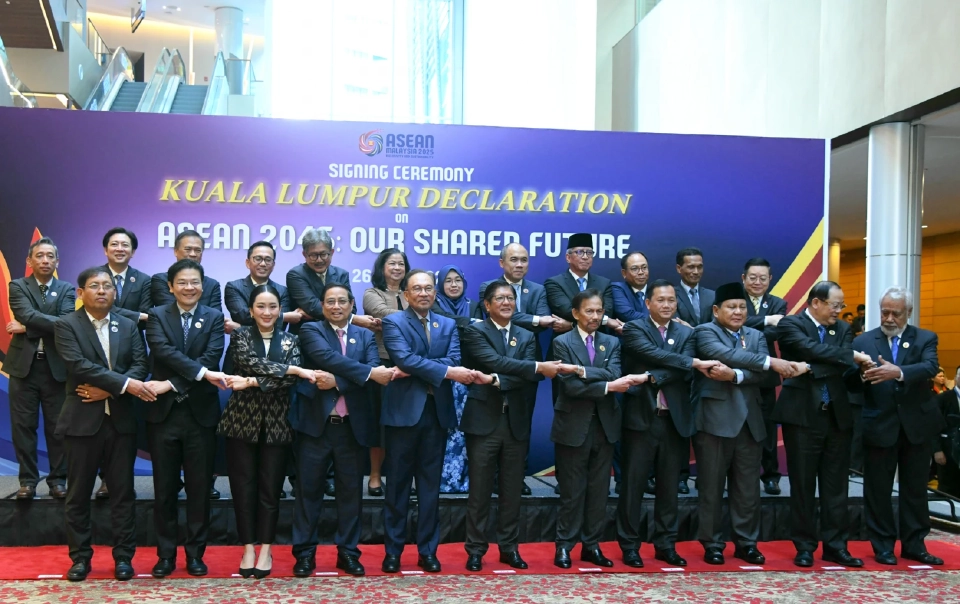 ไทยลงนาม "ปฏิญญากัวลาลัมเปอร์" ดันวิสัยทัศน์อาเซียน 2045