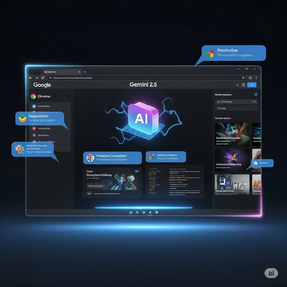 Google Gemini 2.5 ปลดล็อกพลัง AI ใน Chrome สู่บราวเซอร์คิดเองได้