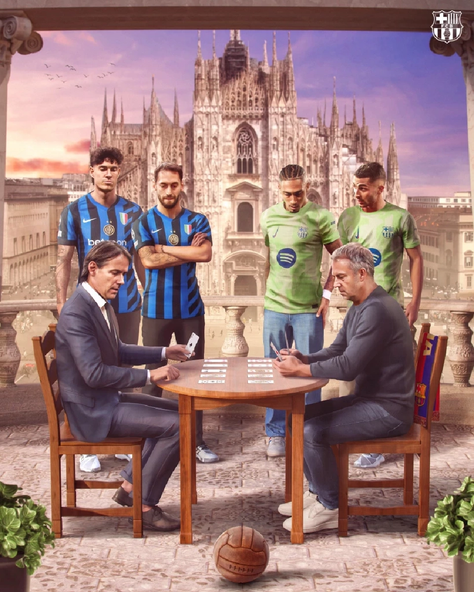 ถ่ายทอดสดยูฟ่าแชมเปียนส์ลีก อินเตอร์ มิลาน VS บาร์เซโลน่า  วิเคราะห์ 11 ตัวจริง แนะลิงก์ดูบอลสด UCL ที่นี่ 