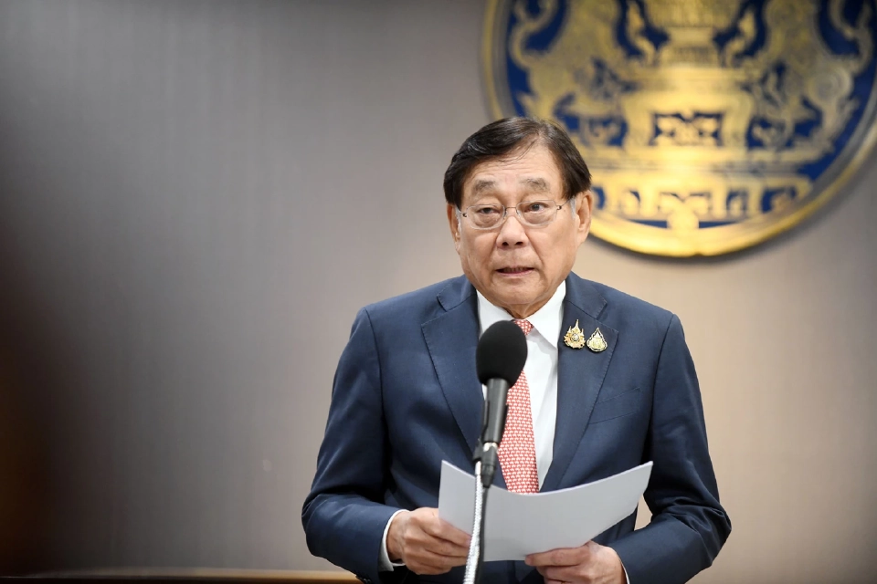 นายพิชัย ชุณหวชิร รองนายกรัฐมนตรี และรมว.คลัง แถลงถึงความคืบหน้าการเจรจาเรื่องกำแพงภาษีกับสหรัฐอเมริกา