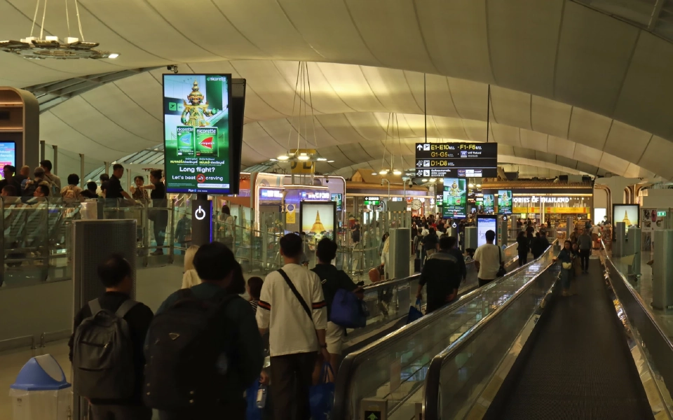 “พี่ยักษ์เขียว” ปลุกแรงบันดาลใจให้ผู้สูบบุหรี่เลิกได้ที่สนามบิน