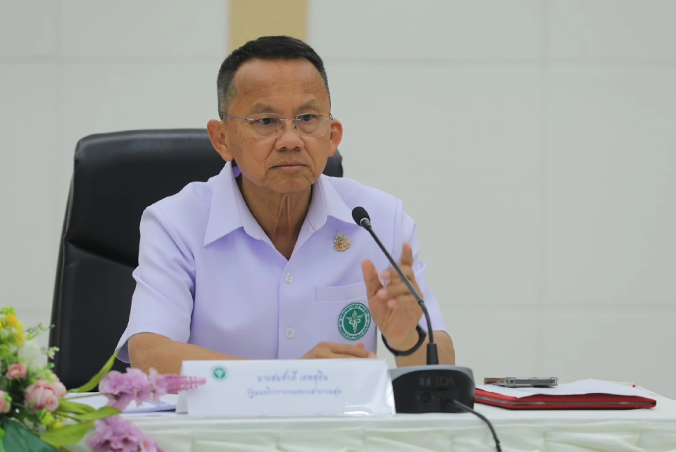 นายสมศักดิ์ เทพสุทิน รัฐมนตรีว่าการกระทรวงสาธารณสุข