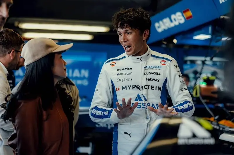 นายกฯ แพทองธาร ดูงาน  F1 โมนาโก เชียร์ อเล็กซ์ อัลบอน 