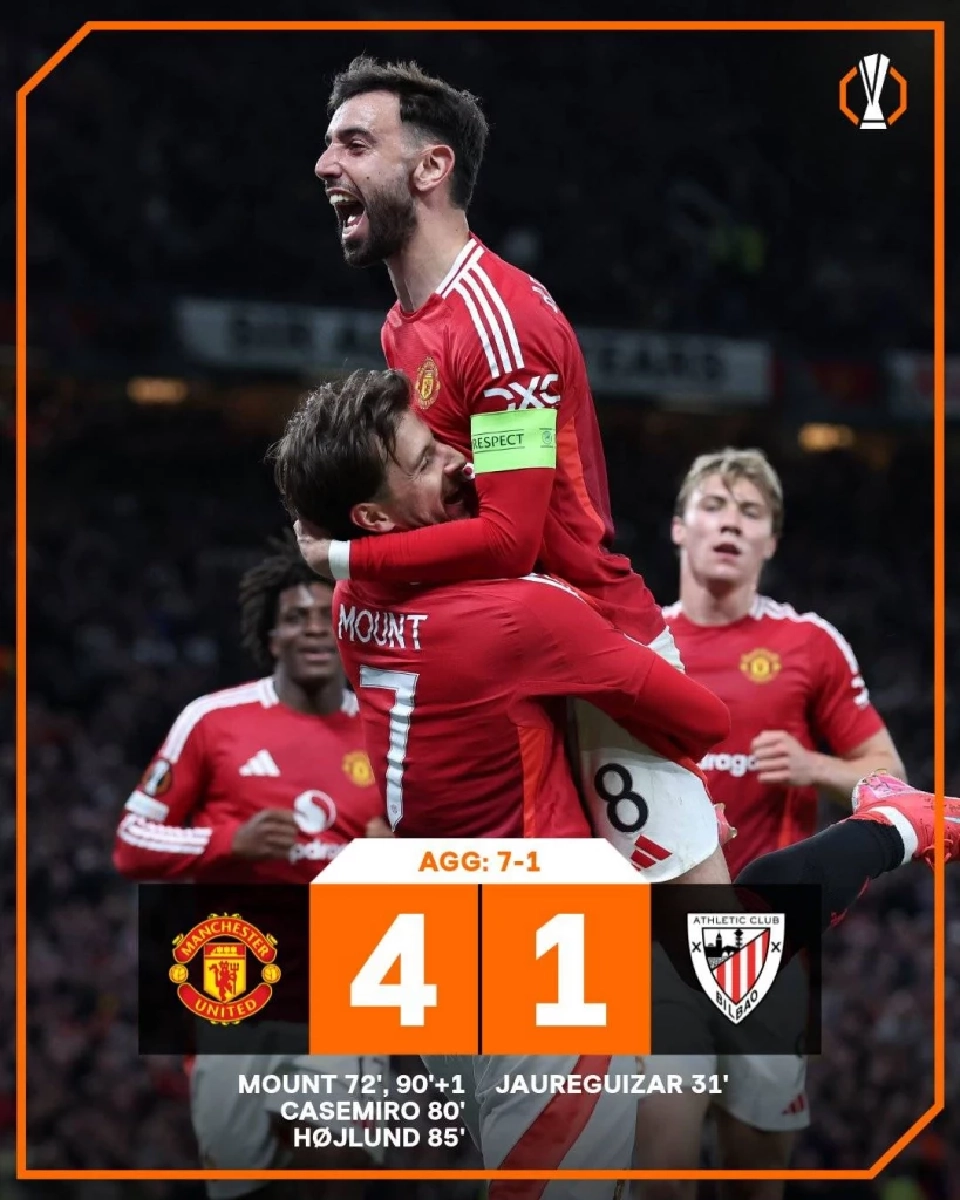 แมนฯยู​ไนเต็ด​ ชนะ แอธ. บิลเบา