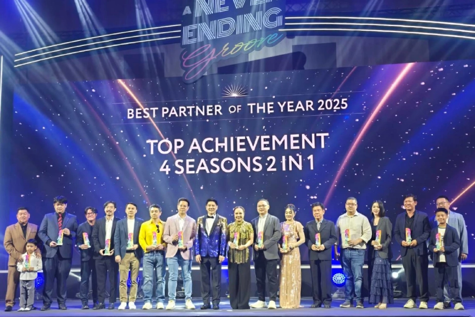 TOA ฉลองยอดขาย 100 ล้าน เปิดตัวนวัตกรรมสี "4SEASONS 2in1" จบงานไว ไปต่อ