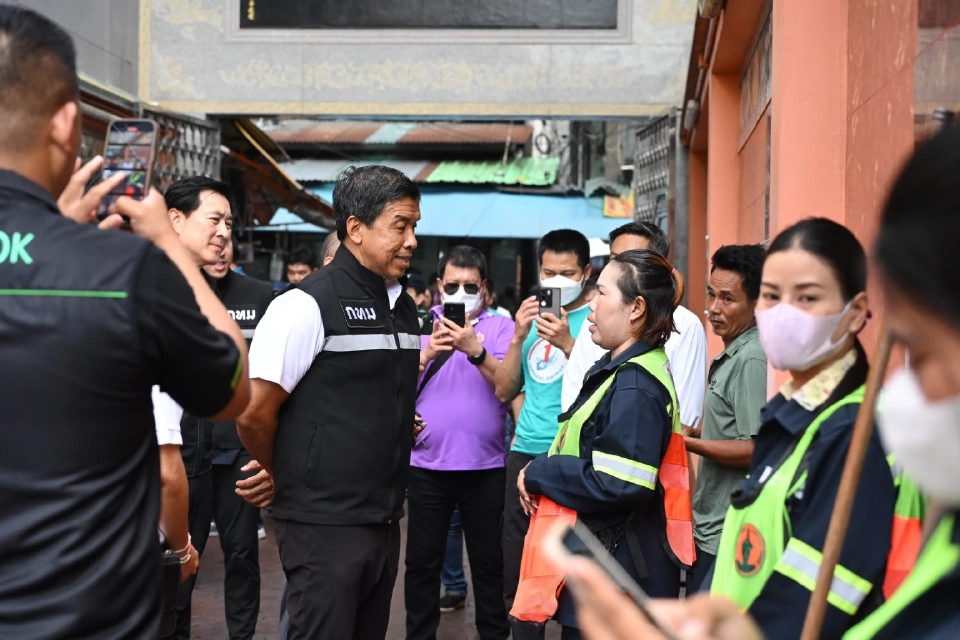 ผู้ว่าฯ ชัชชาติ สั่งเร่งแก้จุดเสี่ยงน้ำท่วม “สัมพันธวงศ์–ป้อมปราบฯ”