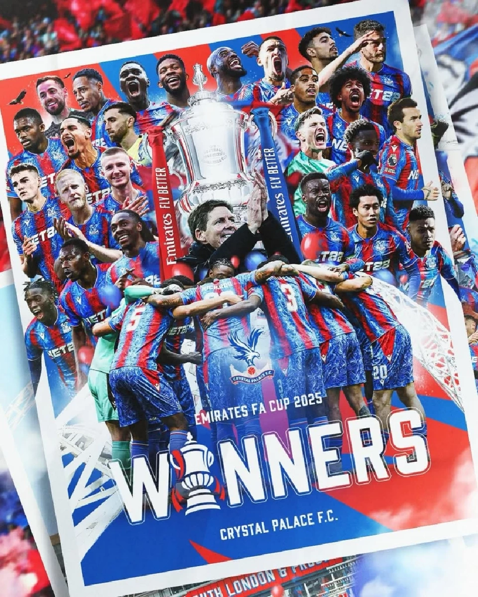 สิ้นสุดการรอคอย แชมป์ครั้งแรกของสโมสร  คริสตัล พาเลซ​ เฉือนชนะ แม​นฯซิตี้  1-0