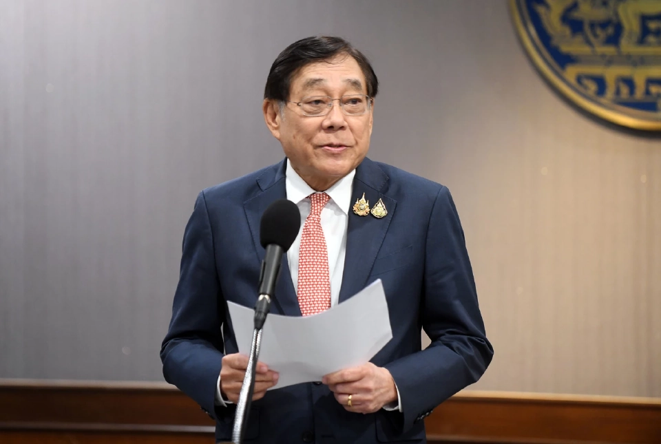 นายพิชัย ชุณหวชิร รองนายกรัฐมนตรี และรมว.คลัง แถลงถึงความคืบหน้าการเจรจาเรื่องกำแพงภาษีกับสหรัฐอเมริกา