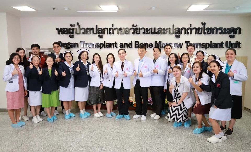 กรมการแพทย์ เผย รพ. ราชวิถีปลูกถ่ายเซลล์ต้นกำเนิดสำเร็จรายแรก