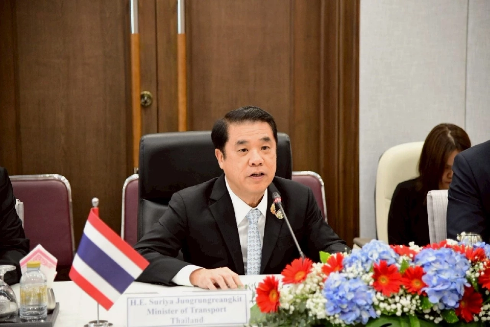 “สุริยะ” ถกคมนาคมมาเลเซีย ปลุก “รถไฟสายสุไหงโก-ลก – รันเตาปังยัง”